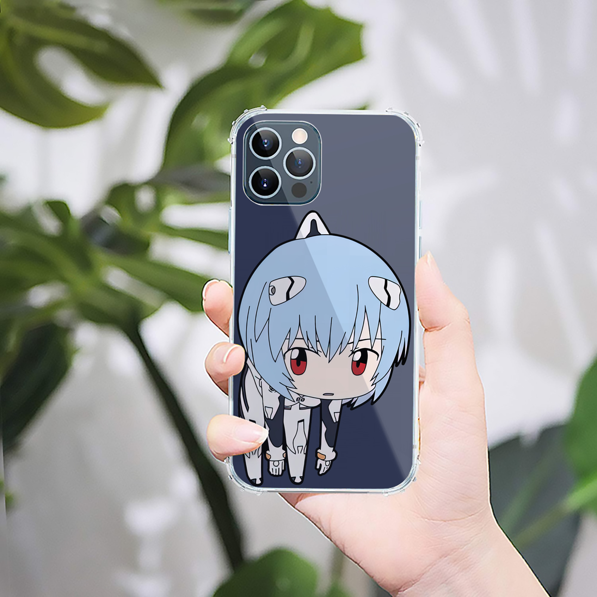 （画像用） EVA 新世紀エヴァンゲリオン 【iPhone 12シリーズ対応】透明スマホケース（クリアソフトケース）